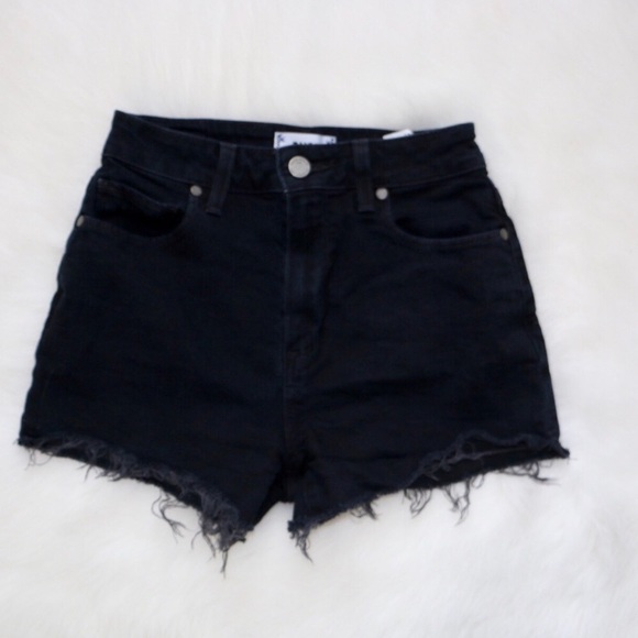 PAIGE Pants - Paige black denim shorts